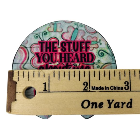 Car Coasters The Stuff You Heard About Me Is a Lie I'm Way Worse Set of 2 - Picture 6 of 9